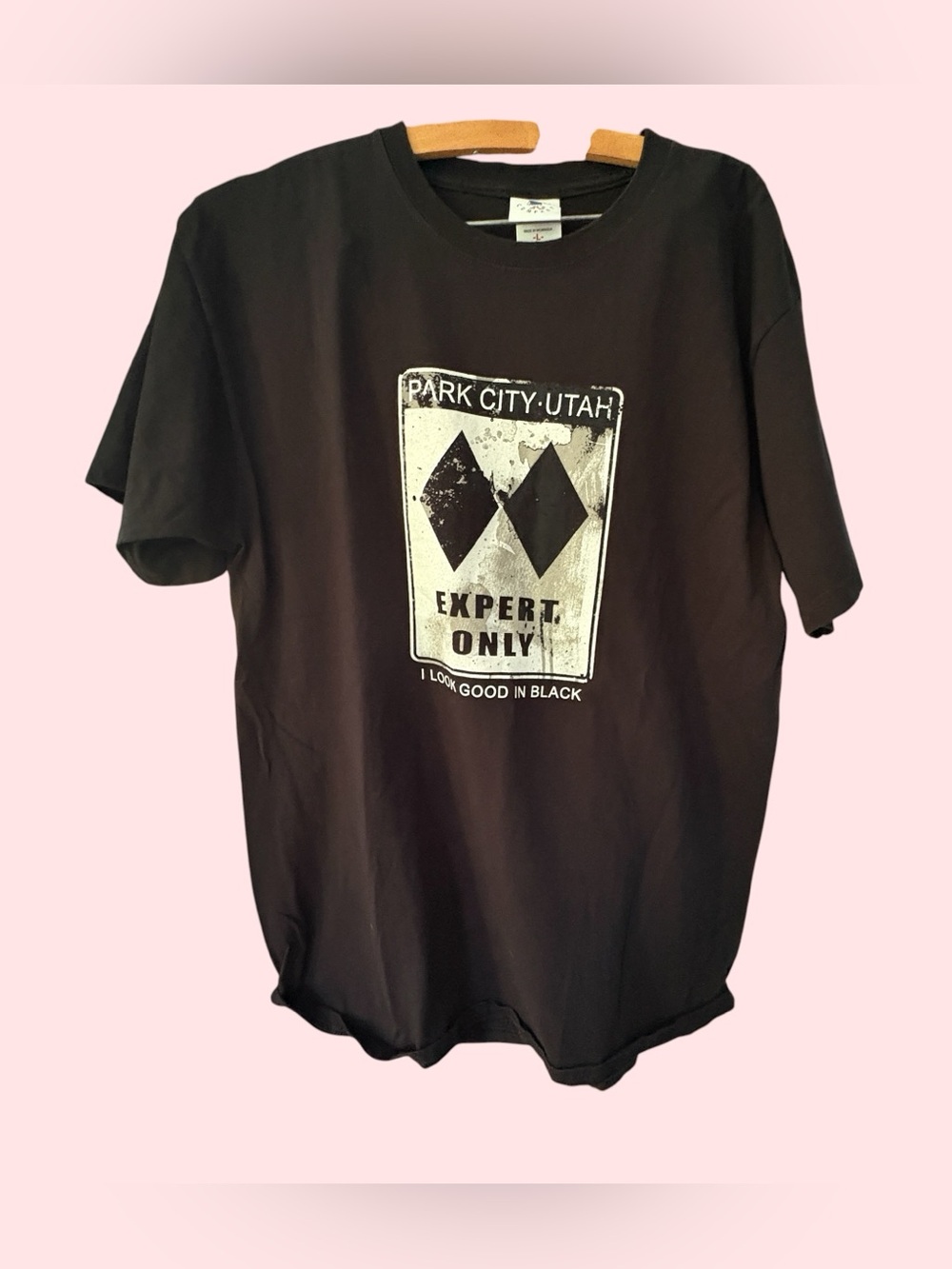 Park City Double Diamond Ski T-Shirt Graphic Tee L